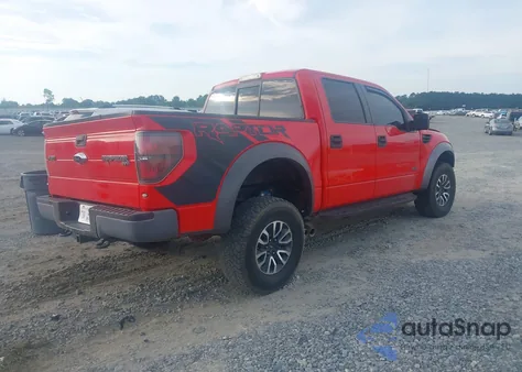 2012 Ford F150 Svt Raptor from USA, damaged, VIN 1FTFW1R66CFB40559